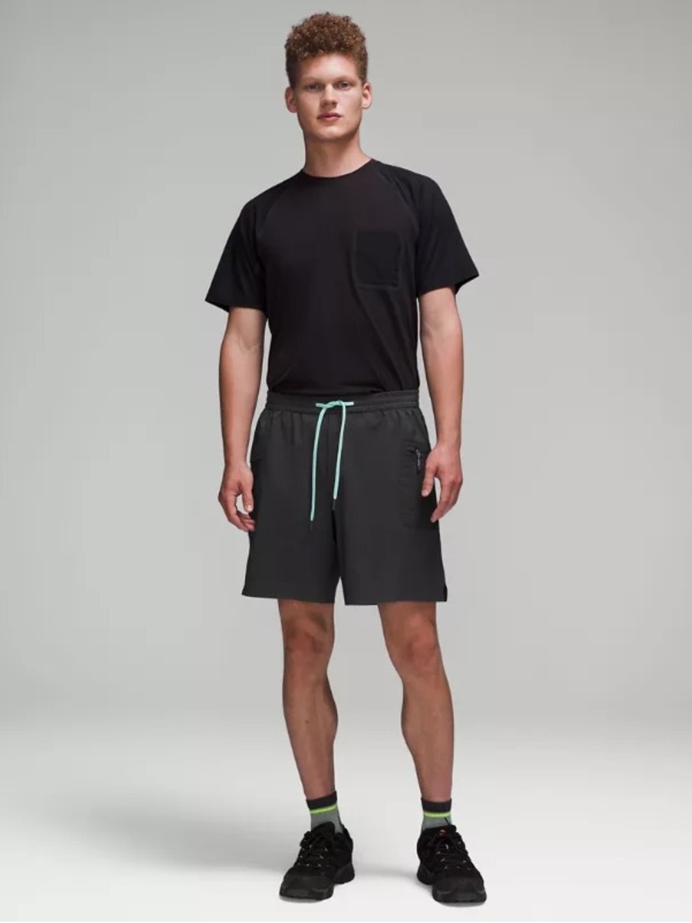Lululemon Water Repellent Hiking Short
8" Graphite Grey